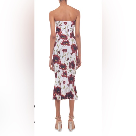 NORMA KAMALI
Strapless Fishtail Midi Dress - Picture 3 of 4